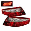 Spyder Xtune Porsche 911 996 Non 4S Turbo GT3 1999-2004 LED Tail Lights - Red & Clear 5013132